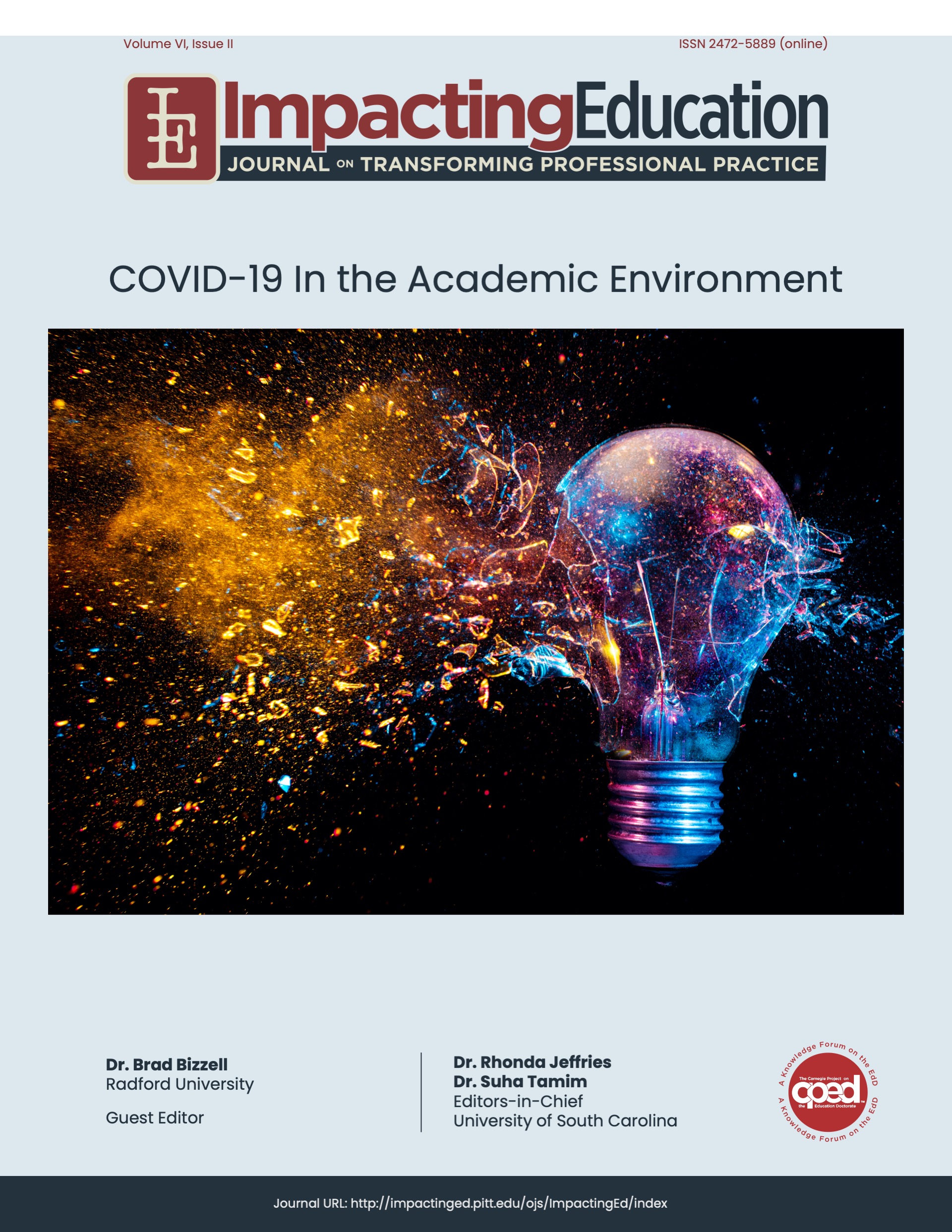 					View Vol. 6 No. 2 (2021): COVID-19 IN THE ACADEMIC ENVIRONMENT
				